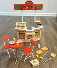 Vintage 2001 Barbie Pizza Hut Restaurant Playset 99% COMPLETE - #88922 Party Set