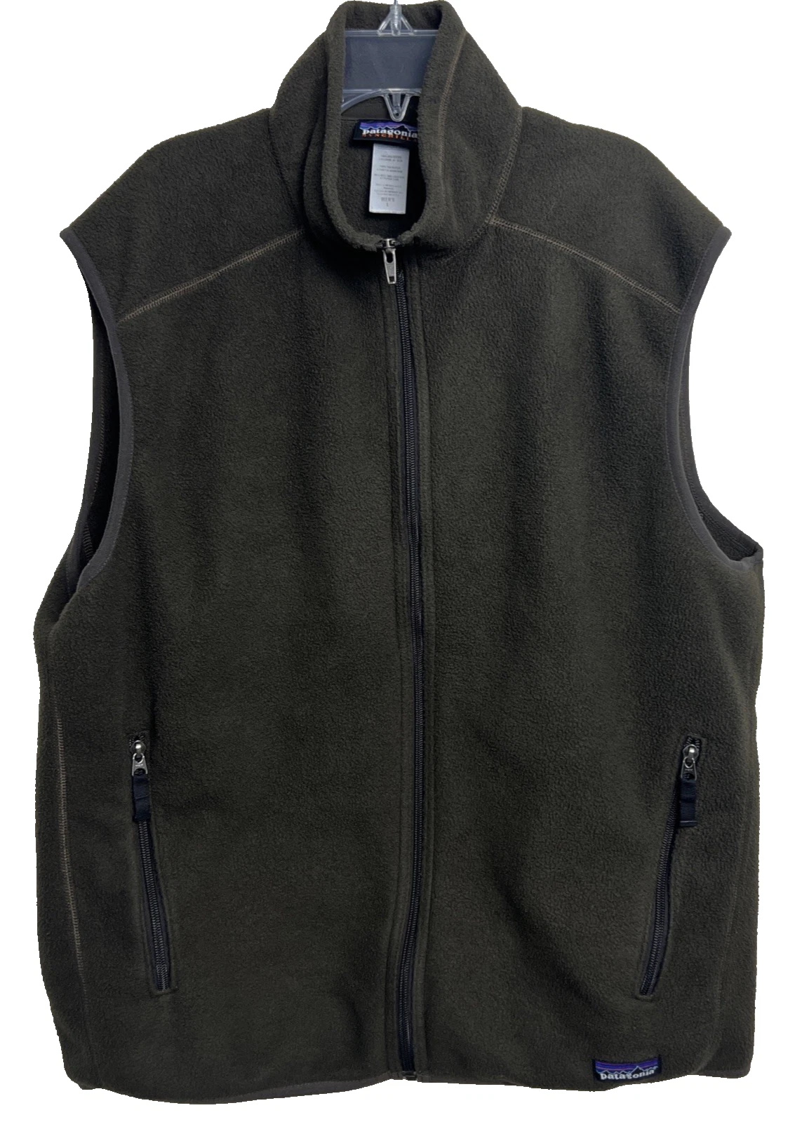 Patagonia Synchilla Fleece Vest Men's Size Large Olive Green Full Zip Outdoor G9
Opens in a new wind