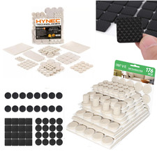 48pcs Felt Pads Self Adhesive Black Sticky Furniture Floor Chair Legs Protectors