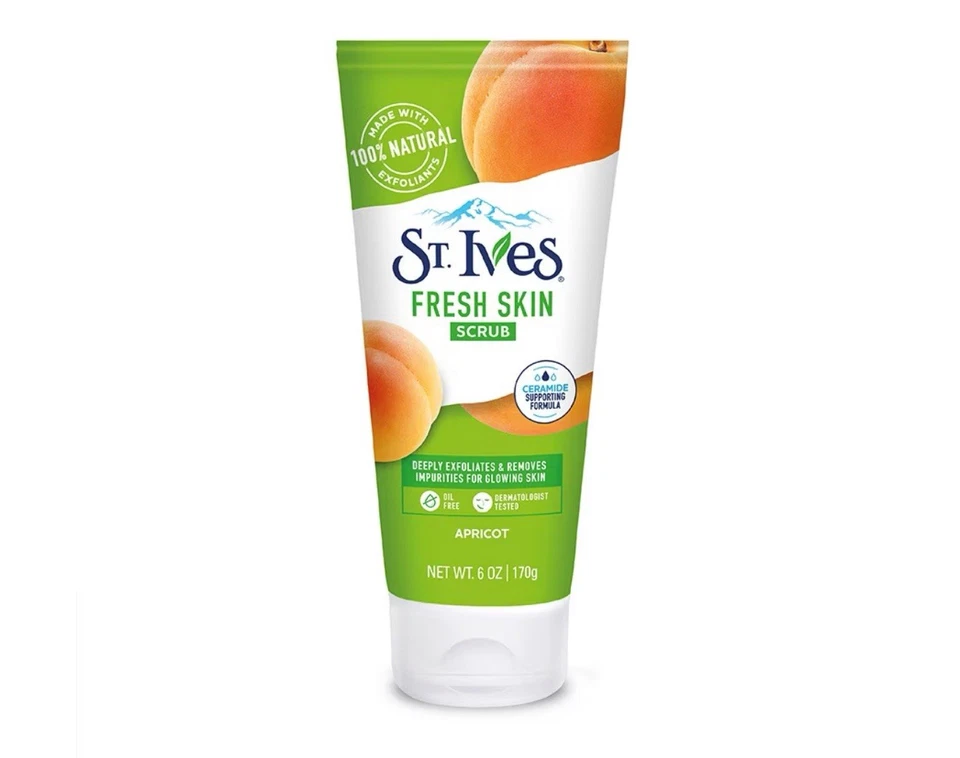 St. Ives Apricot Scrub Invigorating & Smoothes Skin 170g - Image 3 of 3