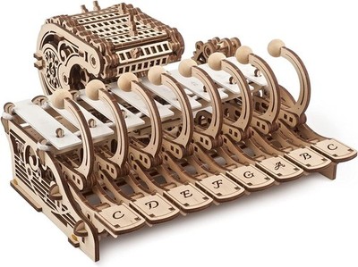 UGEARS Celesta 3D Mechanical Puzzle - Multifunctional Musical Instrument with...