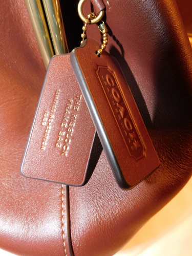 NWT COACH CBR51 LARGE  OVERSIZED KISSLOCK SHOULDER CLUTCH BAG    *FREE SHIPPING - Picture 4 of 11