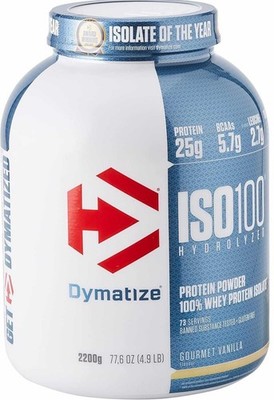 Dymatize ISO 100 Hydrolyzed - 2200g-100% Hydrolisiertes Molkenprotein