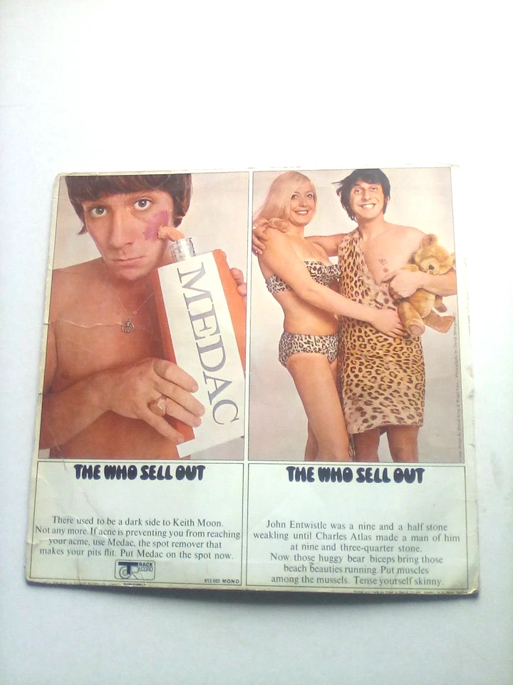 THE WHO 'THE WHO SELLS OUT' 1967 MONO FIRST PRESS L.P.  VG/G - Image 2 of 4