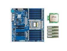 GIGABYTE MZ33-AR0 Motherboard With AMD EPYC Bergamo 9754 CPU, 4x16GB 4800MHz RAM