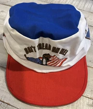 Vintage Don't Tread On Me Adjustable Painters Snapback Cap Hat Multicolored