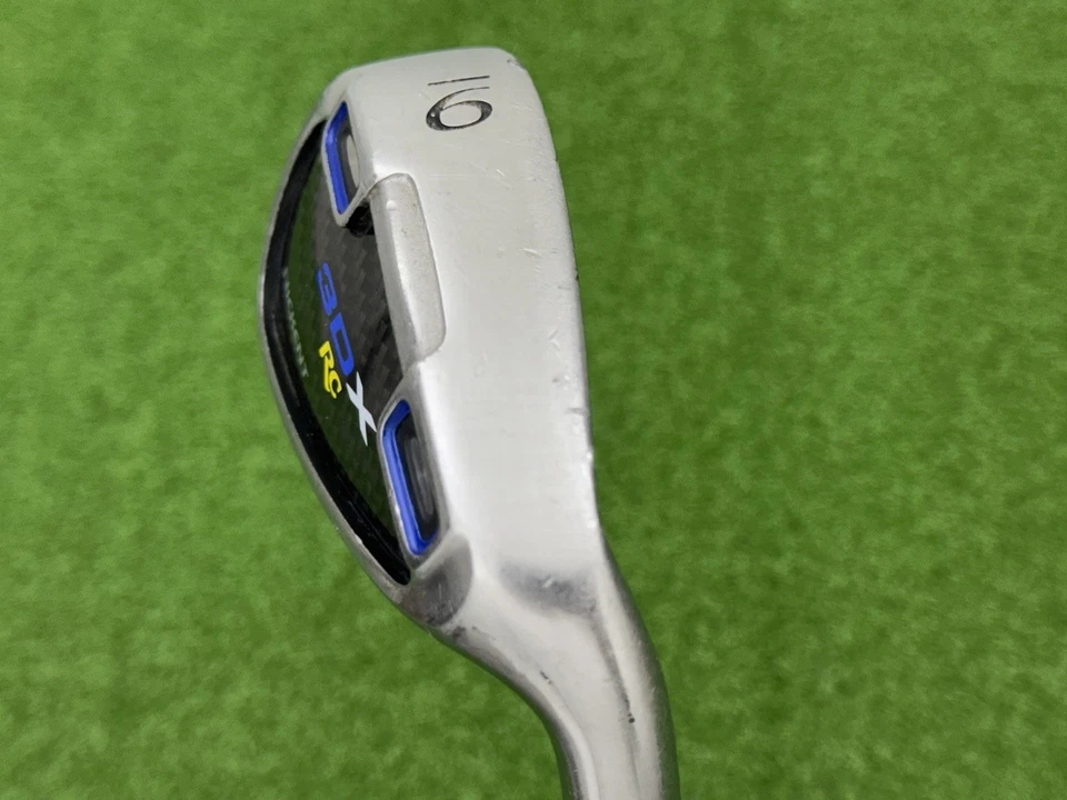 Nickent Golf 3DX RC (9) IRON Right Handed Steel Uniflex Shaft Original Grip Used - Image 3 of 4