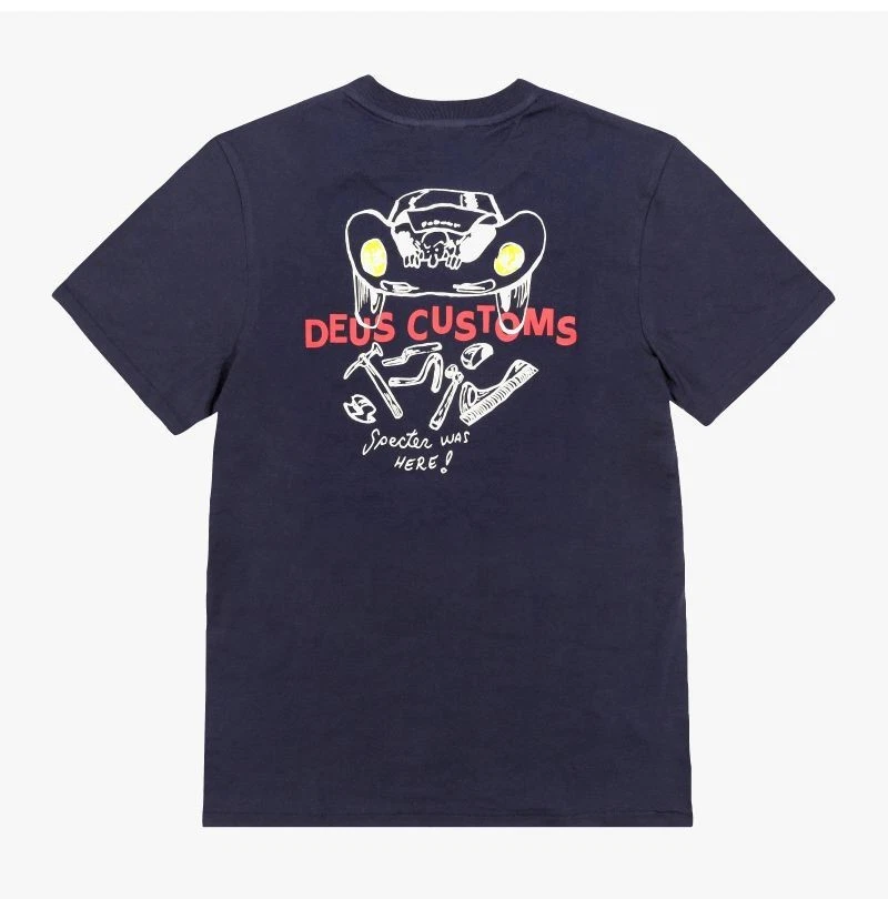 Deus Ex Machina Specter Workshop Men's Short Sleeve T-Shirt 144646743 [P] - Photo 4/4
