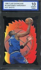 1996-97 FLAIR SHOWCASE HOT SHOTS #4 ANFERNEE HARDAWAY ISA 10 *ADT4981