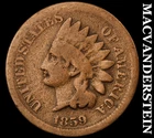 1859 Indian Head Cent- Semi Key Better Date No Reserve #J2159
