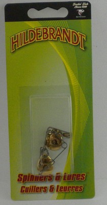 Hildebrandt OJSG Size 0 Gold Jig Spinner Stainlesss Steel Shaft 2CT