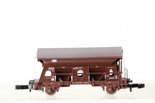 Märklin mini-club Z Selbstentlade-/ Schüttgutwagen Tds DB beladen braun (360138) | Condition: Gebraucht