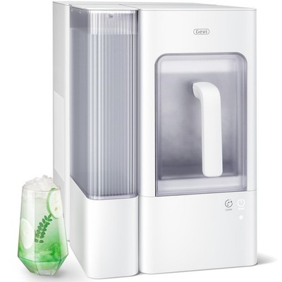 Adella Nugget Ice Maker Countertop with 1 Gallon Side Tank, 40lbs/24H Nugget ...