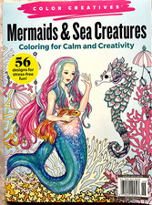Color Creatives: "MERMAIDS SEA CREATURES" 56 Designs