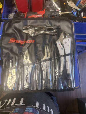 #ad #ad Snap On lp404 5 pc locking pliers combination set in pouch $260.00
