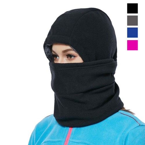 Cappello Antivento e Caldo Copricapo Sci Viso Balaclava Berretto Maschera Maglia Ispessito - Foto 3 di 12
