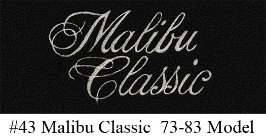 Alfombrillas Chevy Malibu 1978-1981 - 4 piezas - Cutpile Foto 3 de 4