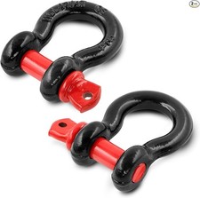 3/4" D Ring Shackle 28.5 Ton (62,831 lbs) Maximum Break Strength with 7/8" Pin f