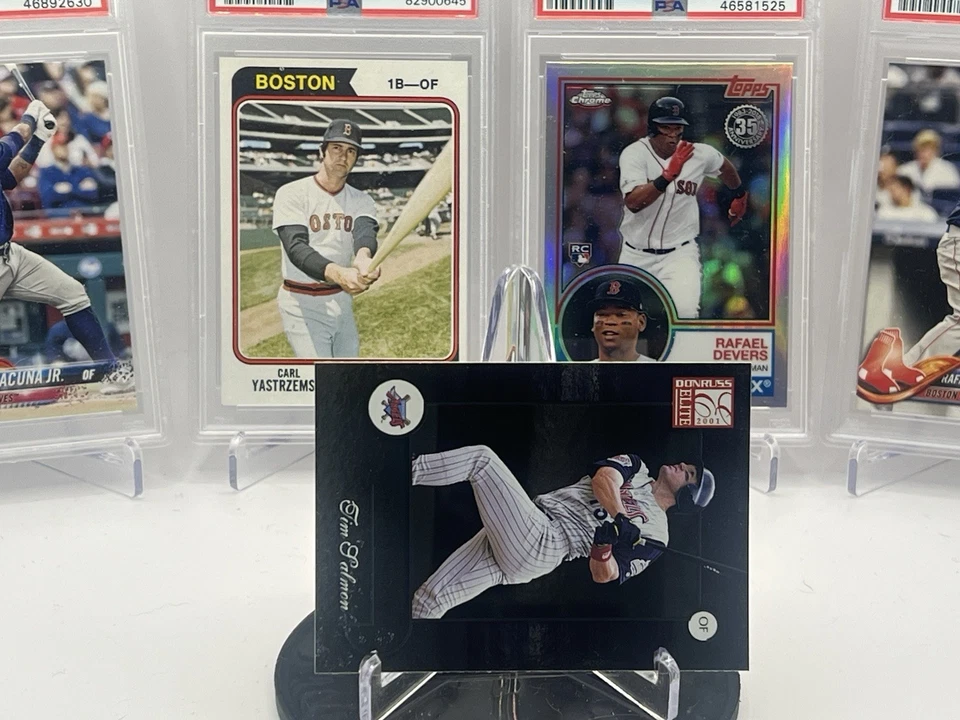 2001 Donruss Elite Tim Salmon #130 - Image 3 of 4