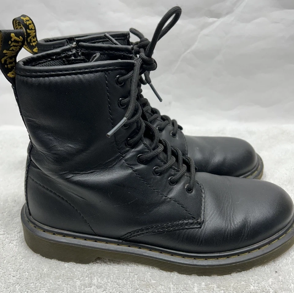 Dr Martens молодежи размер 5 коричневый кожаный мягкий T Delancy молнии ботинки - Изображение 3 из 4