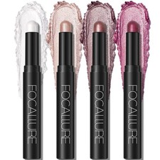 4PCS Cream Eyeshadow Stick Sets,Highlighter Eye Shadow Pencil with Crease-pro...