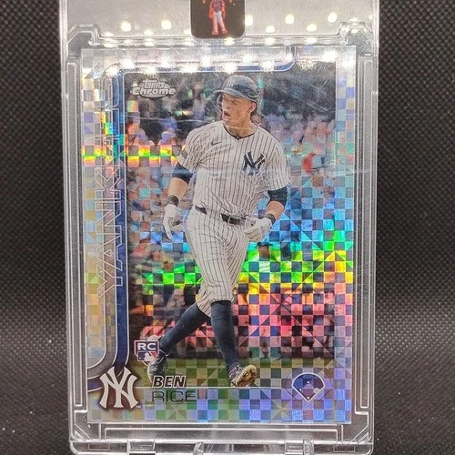 Topps 2025 Chrome Ben Rice RC #139 New York Yankees X-Fractor