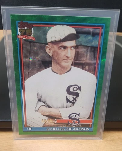 2026 Topps Series 1 Shoeless Joe Jackson Green (RAW)