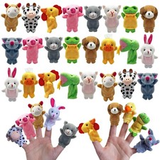 24 PCS Finger Puppets Set Mini Stuffed Animals Puppet 2.8 x 1.6 inches