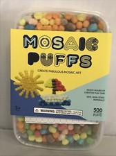 Mosaic Puffs, Arts  Crafts 500 All-Natural Puffs
