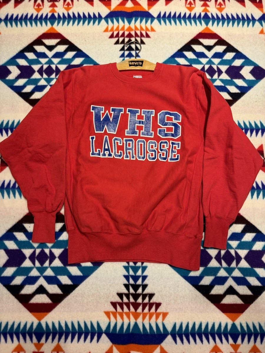 トップス vintage champion Reverse Weave lacrosse VTG 90s Champion Reverse Weave Crewneck WHS Lacrosse Size