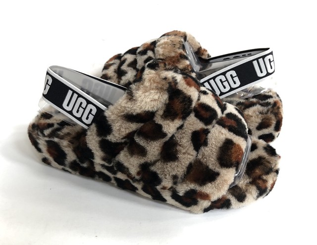 cheetah print ugg slides