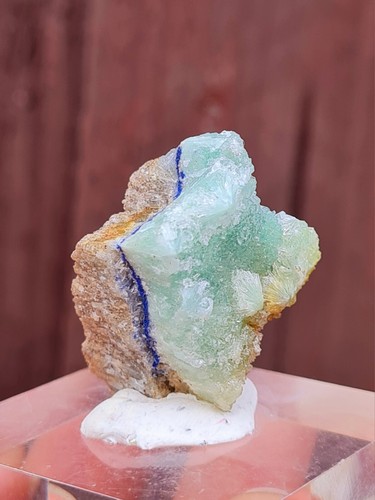 Lovely Natural Green,blue Aragonite Crystal From Afghanistan _15 GM - Picture 11 of 14