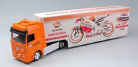 New Ray 1/43 Lkw Mercedes Actros Honda Motogp Repsol Statisches Modell