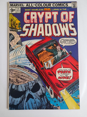 Crypt of Shadows #21 Nov 1975 FINE+ 6.5 Final Issue in Series