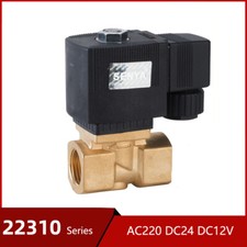 SY22310 Brass Outdoor Waterproof Solenoid Valve Water Normally Closed 220/24/12V