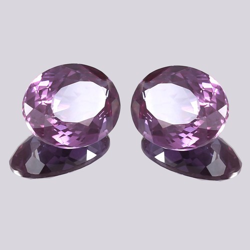 Natural ColorChanging Alexandrite Oval Cut Loose Gemstone Matched Pair 13x10MM - Picture 2 of 6