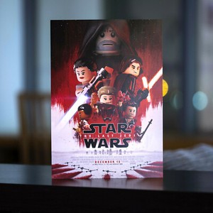 Lego Star Wars The Last Jedi Theatrical Poster Ebay Lego Star Wars The Last Jedi Theatrical Poster Ebay