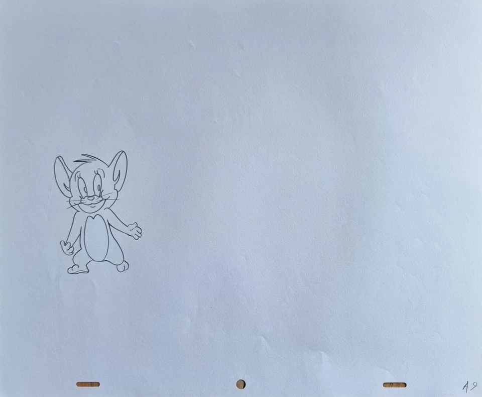 WARNER BROS Animation Art Cel Production Drawing Tom & Jerry MOUSE #79 - Image 1 of 1