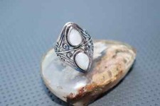 Natural Moonstone Gemstone Ring/925 Sterling Silver/Handmade Ring/Gift For Her