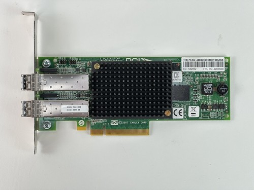IBM Emulex LPE12002-E 8Gb Dual Port PCIe FC Fiber Channel Network Card Adapter - Picture 5 of 7