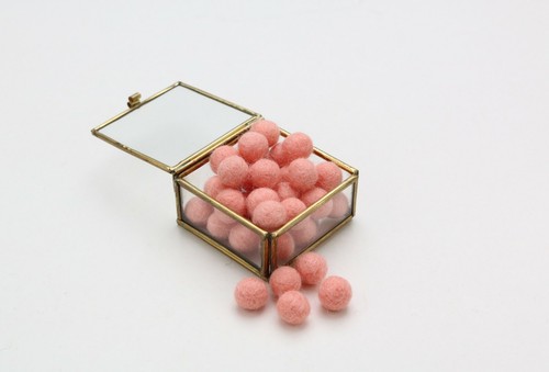 10 Filzkugeln 1 cm / 2,5 cm rot & orange Kugeln aus Filz Girlanden Mobiles Deko - Bild 26 von 27