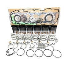 New Overhaul Rebuild Kit Fit For Isuzu 6he1 Engine Generator Excavator Tractor