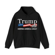 Trump 2020 Keeping America Great Graphic Hoodie, Sizes S-5XL