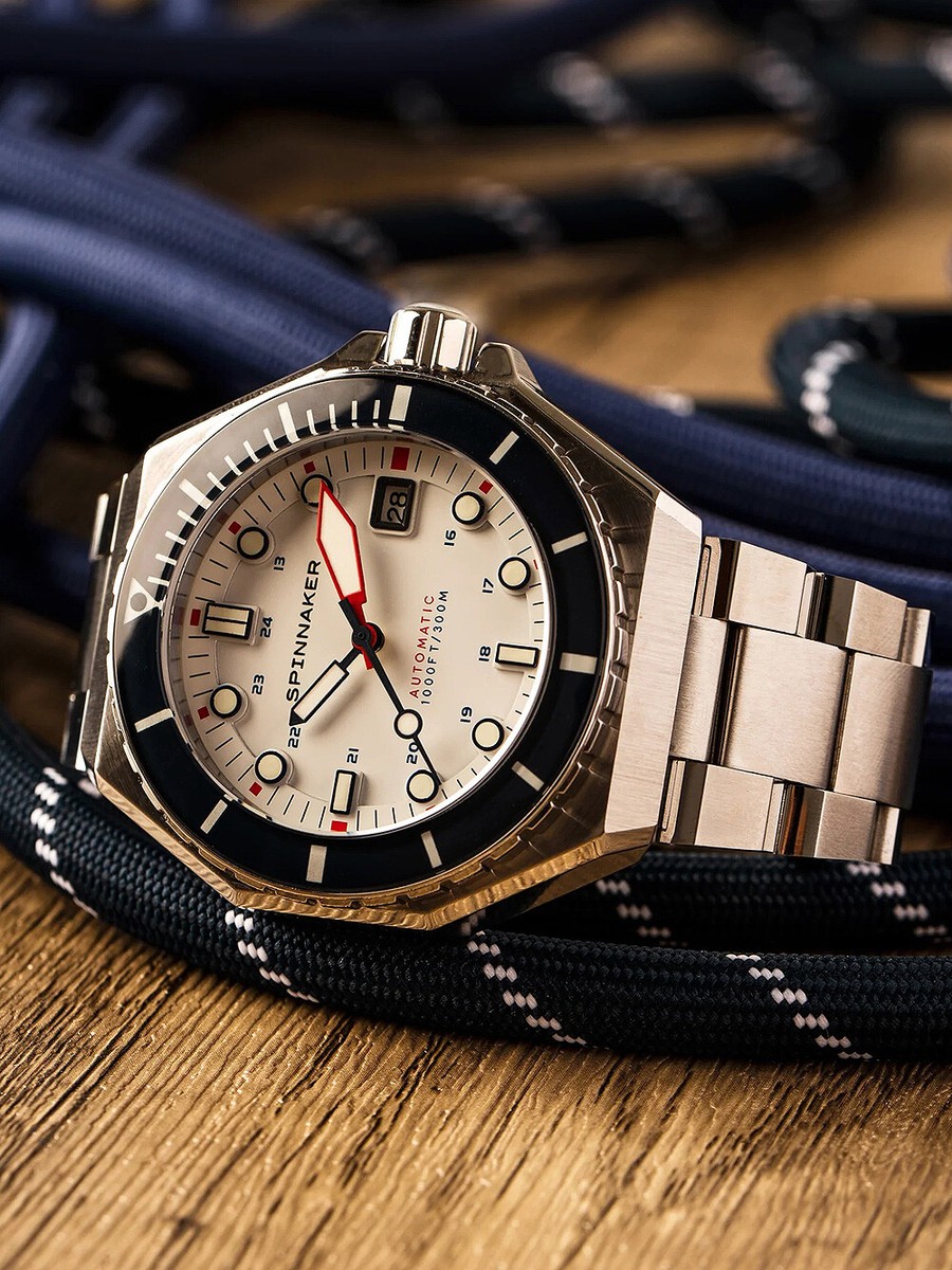 SPINNAKER DUMAS SP-5081-88 メンズ 腕時計 Amazon.com: Spinnaker Mens 44mm Dumas Automatic Blue Yonder