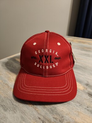 University GEORGIA BULLDOGS Vintage Hat Cap Starpback adjustable Rare Sample NWT