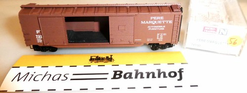 Pere Marquette 72142 50' St Box Car Micro Trains Line 75100 1:160 OVP R56 å | Zustand: Neu