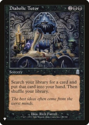 Diabolic Tutor englisch mint ODY