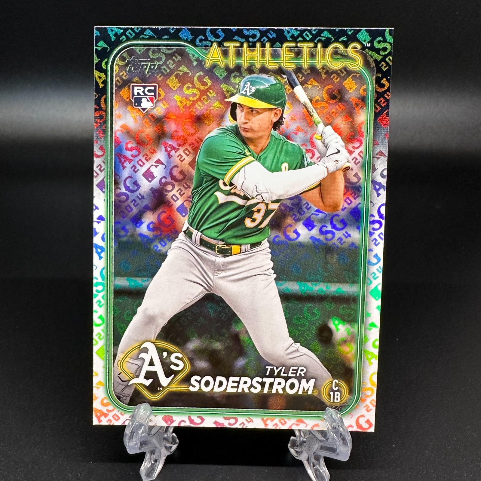 2024 Topps Tyler Soderstrom Rookie All-Star Game Foil ASG #244 Oakland Athletics