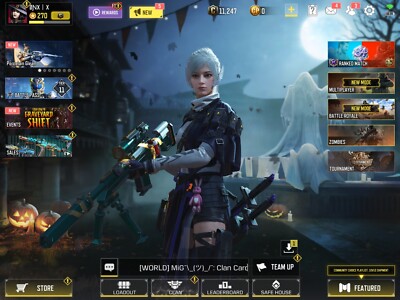 COD Mobile / CODM account 3 Mythic and 11 Legendary  AK 47 Frostbrand