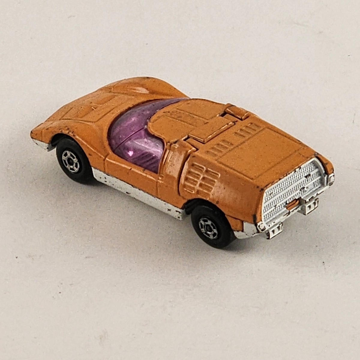 マッチボックス M-77 マツダ RX500 イギリス製 Matchbox 1971 car Superfast Mazda RX500 Orange Diecast No 66
